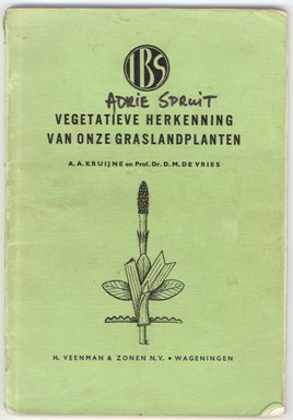 Boek Vegetatieve herkenning graslandplanten kl